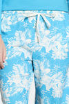 Zivame 2 Mile Fashion Knit Cotton Pyjama Set - Bachelor Button — thumbnail 6